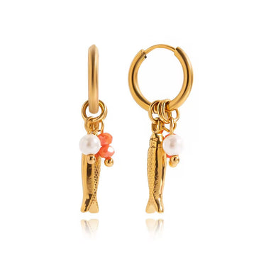Fish Charm Earrings